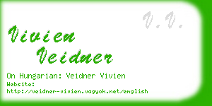 vivien veidner business card